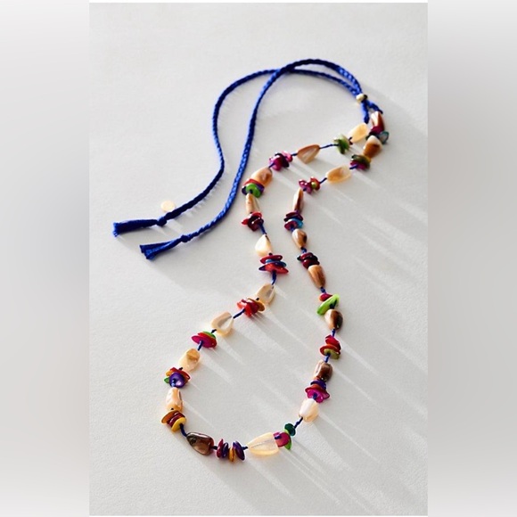 Free People Jewelry - NWT Free People Ariana Ost At The Market Place in Blue Lyst